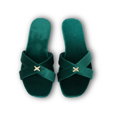 X Style Flats Green