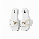 Crystal Buckle White