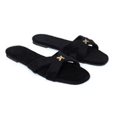 X Style Flats Black