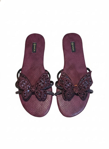 Layali Butterfly Mahroon