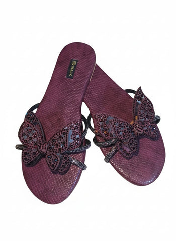 Layali Butterfly Mahroon