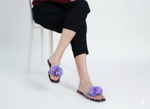 Zara Flat purple