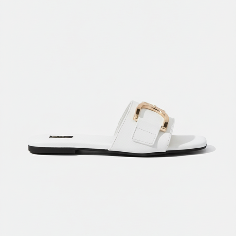 Crystal Buckle White