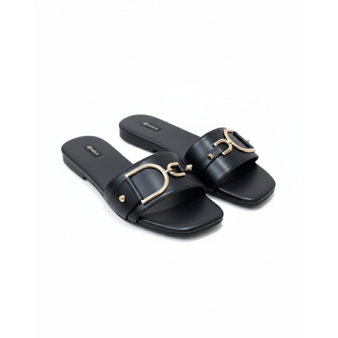 Crystal Buckle Black