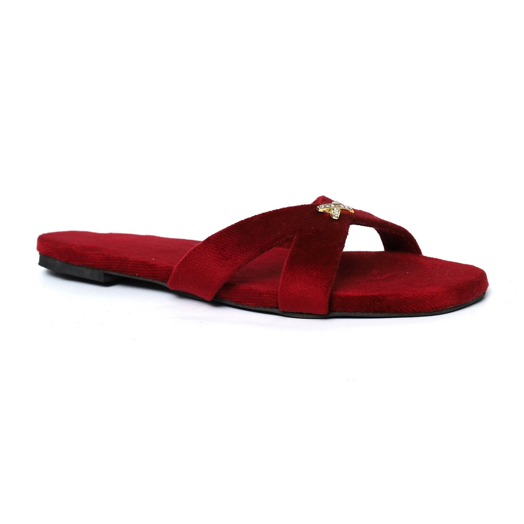 X Style Flats Red