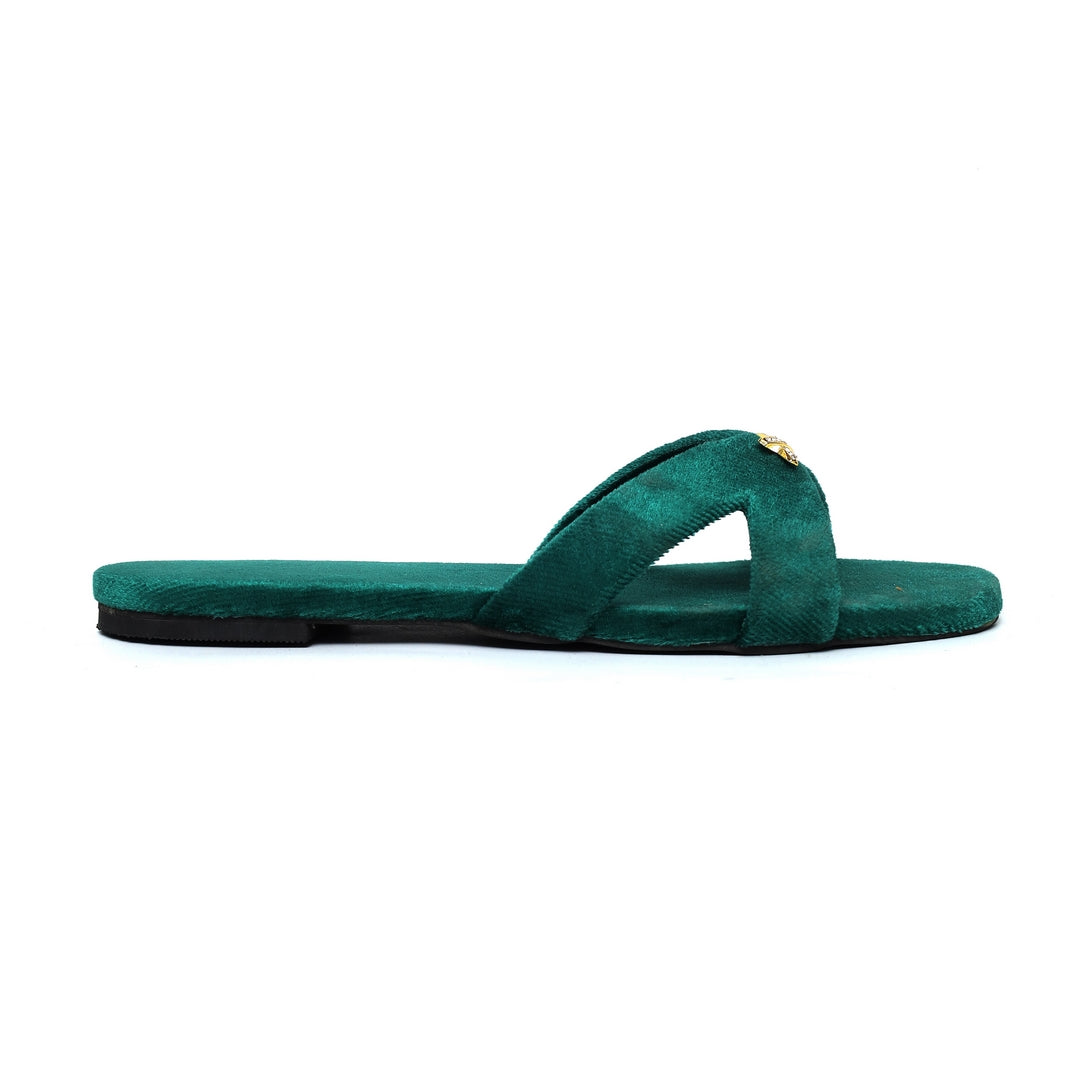 X Style Flats Red Green